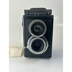 UNTESTED AS IS Argus Argoflex E TLR Camera Varex 75mm f/4.5 Lens